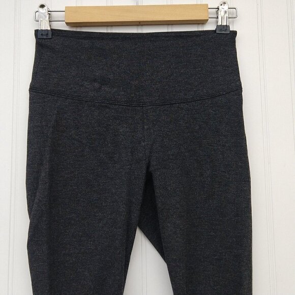 WHBM Runway Legging Size 6 New Charcoal Gray Heather Ponte Knit Ankle Length - Picture 2 of 8
